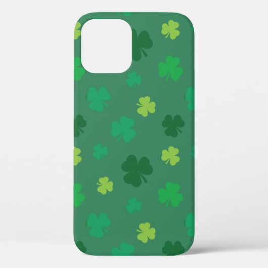 Green Shamrock Pattern St Patricks Day Case-Mate iPhone Case (Achterkant)