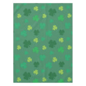 Green Shamrock Pattern St Patricks Day Tafelkleed (Voorkant)