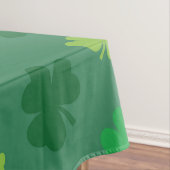 Green Shamrock Pattern St Patricks Day Tafelkleed (Voorbeeld)