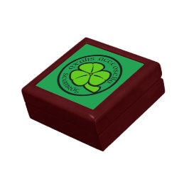Green Shamrock Saint Patrick's Day Floral Art Cadeaudoosje