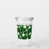 Green Shamrock, St. Patrick's Day Acryl Drinkbeker (Voorkant)