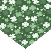 Green Shamrock, St. Patrick's Day Korte Tafelloper (Hoek)