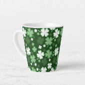 Green Shamrock, St. Patrick's Day Latte Mok (Linkerhoek)