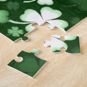 Green Shamrock, St. Patrick's Day Legpuzzel (Zijkant)