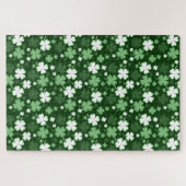 Green Shamrock, St. Patrick's Day Legpuzzel (Horizontaal)