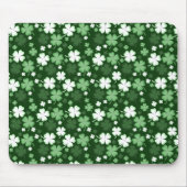 Green Shamrock, St. Patrick's Day Muismat (Voorkant)