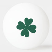 Green shamrock St Patricks Day Pingpongballen (Achterkant)