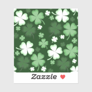 Green Shamrock, St. Patrick's Day Sticker