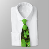 Green Shamrock St Patrick's Day Stropdas (Gebonden)