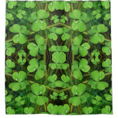 Green Shamrock St Patrick's iPhone 5 Hoesje-Mate Douchegordijn (Voorkant)