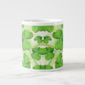 Green Shamrock St Patrick's iPhone 5 Hoesje-Mate Extra Grote Beker (Voorkant)
