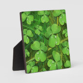 Green Shamrock St Patrick's iPhone 5 Hoesje-Mate Fotoplaat (Voorkant)