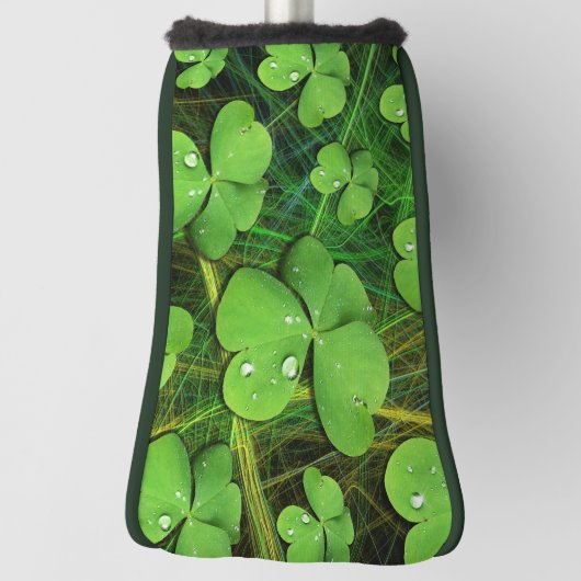 Green Shamrock St Patrick's iPhone 5 Hoesje-Mate Golfheadcover (Draai 90)
