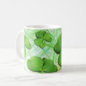 Green Shamrock St Patrick's iPhone 5 Hoesje-Mate Koffiemok (Voorkant links)