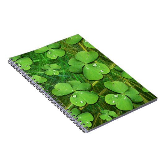 Green Shamrock St Patrick's iPhone 5 Hoesje-Mate Notitieboek (Rechterzijde)