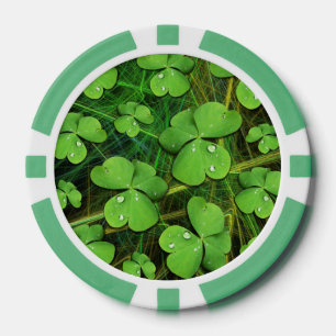 Green Shamrock St Patrick's iPhone 5 Hoesje-Mate Poker Chips