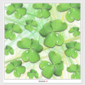 Green Shamrock St Patrick's iPhone 5 Hoesje-Mate Sticker (Vel)