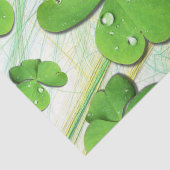 Green Shamrock St Patrick's iPhone 5 Hoesje-Mate Tissuepapier (Detail)