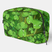 Green Shamrock St Patrick's iPhone 5 Hoesje-Mate Toilettasje (Rechterhoek)