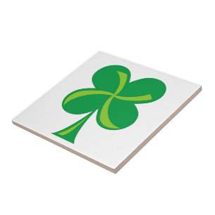 Green Shamrock Tegeltje