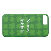 Green Shamrocks, Irish Clover Pattern Case-Mate iPhone Case (Achterkant (Horizontaal))