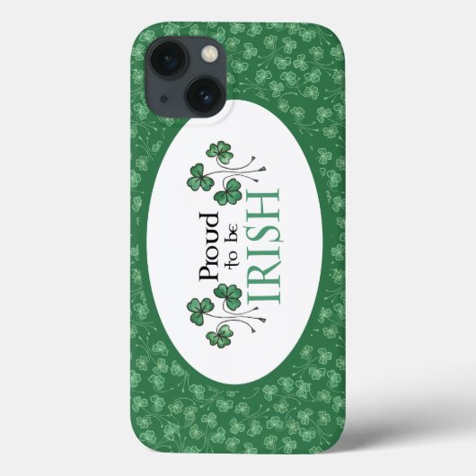 Green Shamrocks Pattern Trots om Iers te zijn Case-Mate iPhone Case (Achterkant)