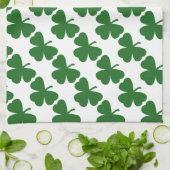 Green Shamrocks St. Patrick's Day Theedoek (Gevouwen)