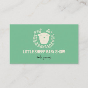Green Sheep New Born Baby Doula Visitekaartje