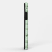 Green Sheet Muziek Case-Mate iPhone Case (Achterkant/rechts)
