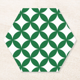 Green Shippo Hexagon Onderzetter