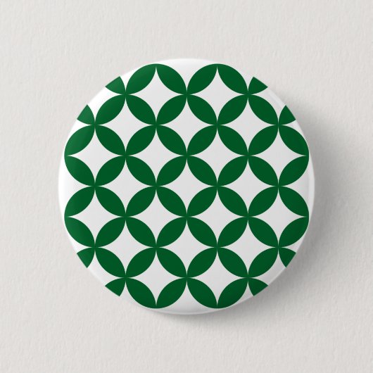Green Shippo Pattern Button (Voorkant)