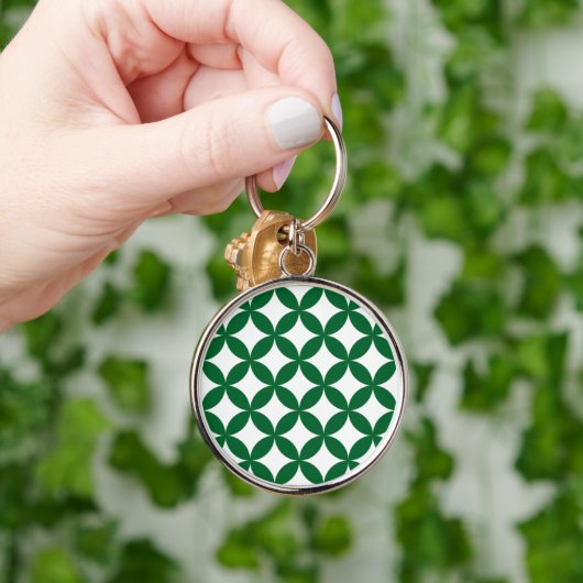 Green Shippo Pattern Sleutelhanger (Hand)