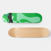 Green Silhouette Skateboard (Horizontaal)