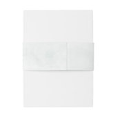 Green Simple Elegant Wedding Names Invitation Uitnodigingen Wikkel (Achterkant Voorbeeld)