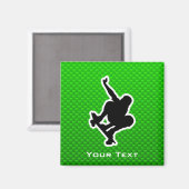 Green Skateboarding Magneet (Voorkant / Achterkant)