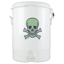 Green Skull Igloo drankkoeler 10 gal Cooler