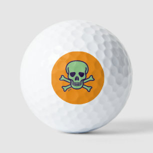 Green Skull orange value golf balls 12 pk Golfballen