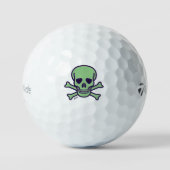 Green Skull Taylor Made TP5 golfballen 3 pk (Voorkant)