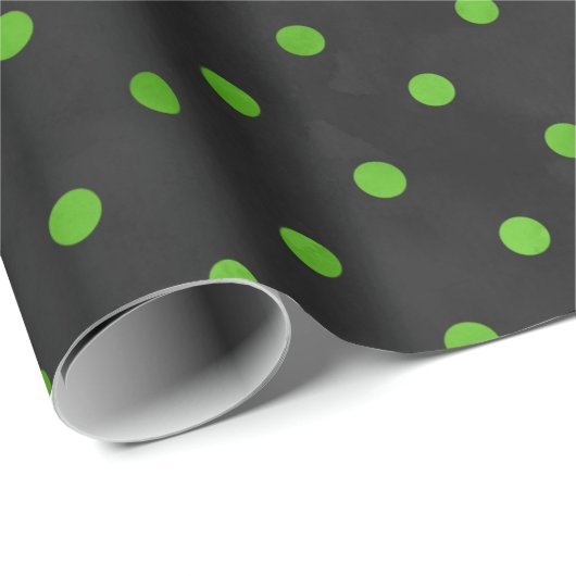 Green Skulls and Sunflower Series Design 13 Weefse Cadeaupapier (Rol Hoek)