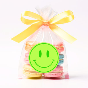 Green Smile One Happy Dude/Gal Verjaardag Stickers