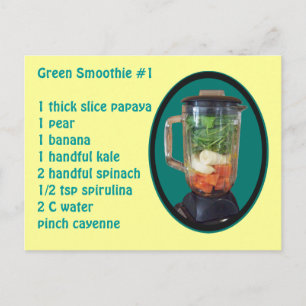 Green Smoothie #1 Briefkaart