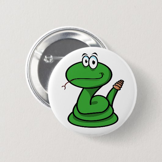 Green Snake Button (Voorkant /achterkant)
