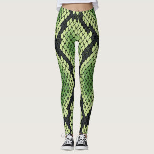 Green Snake Leggings