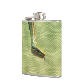 Green Snake Skin-effect Reptile-lover Heupfles (Links)