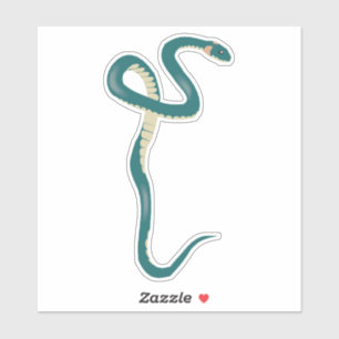 Green Snake Sticker