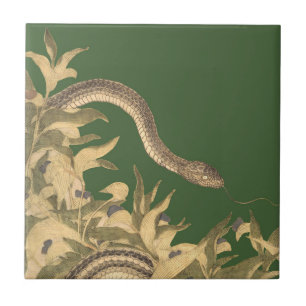 Green Snake Tegeltje