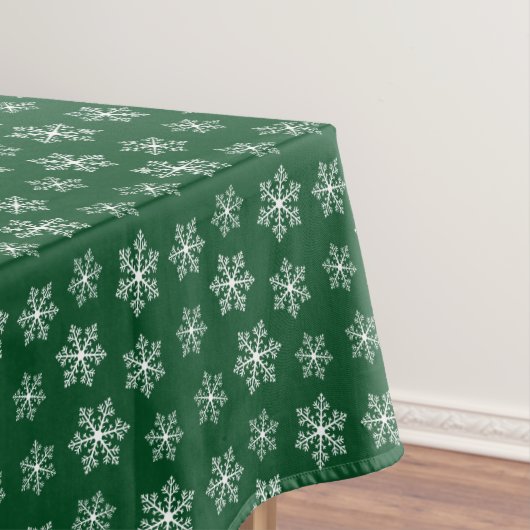 Green Snowflake Tablecloth Tafelkleed (Voorbeeld)