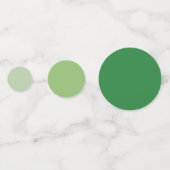 Green Soccer Sports Boy Jersey Kids Table Confetti (Derrière)