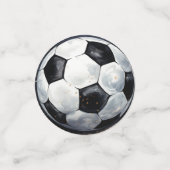 Green Soccer Sports Boy Jersey Kids Table Confetti (Petit recto)