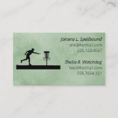 Green Social calling card-Disc Golf Visitekaartje (Voorkant)